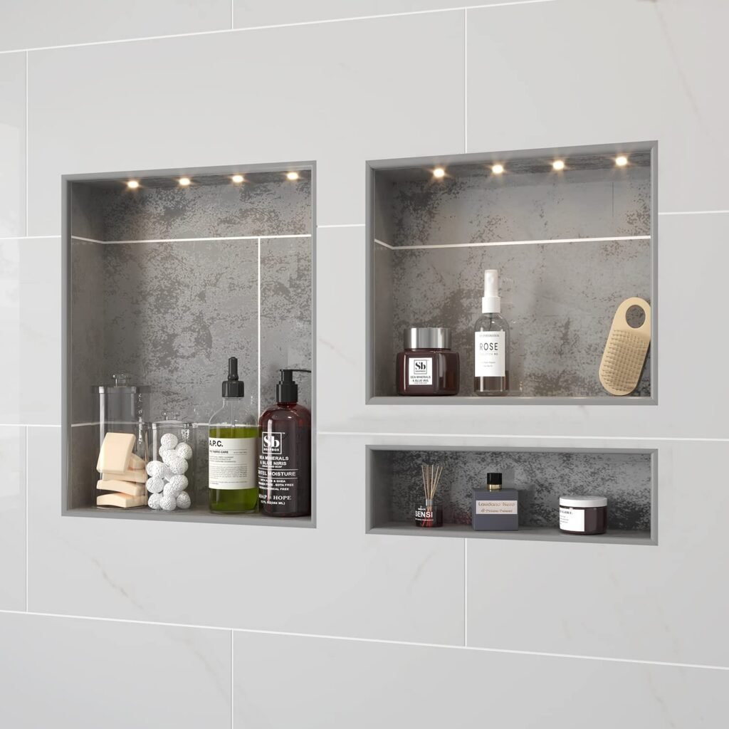 recessed shelf design