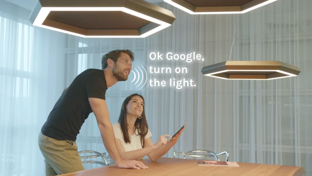 voice controlled lighting