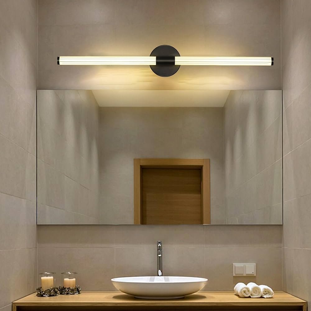 warm vanity lights