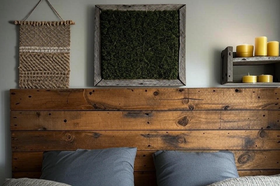 best diy home improvement projects 2025 reclaimed headboard